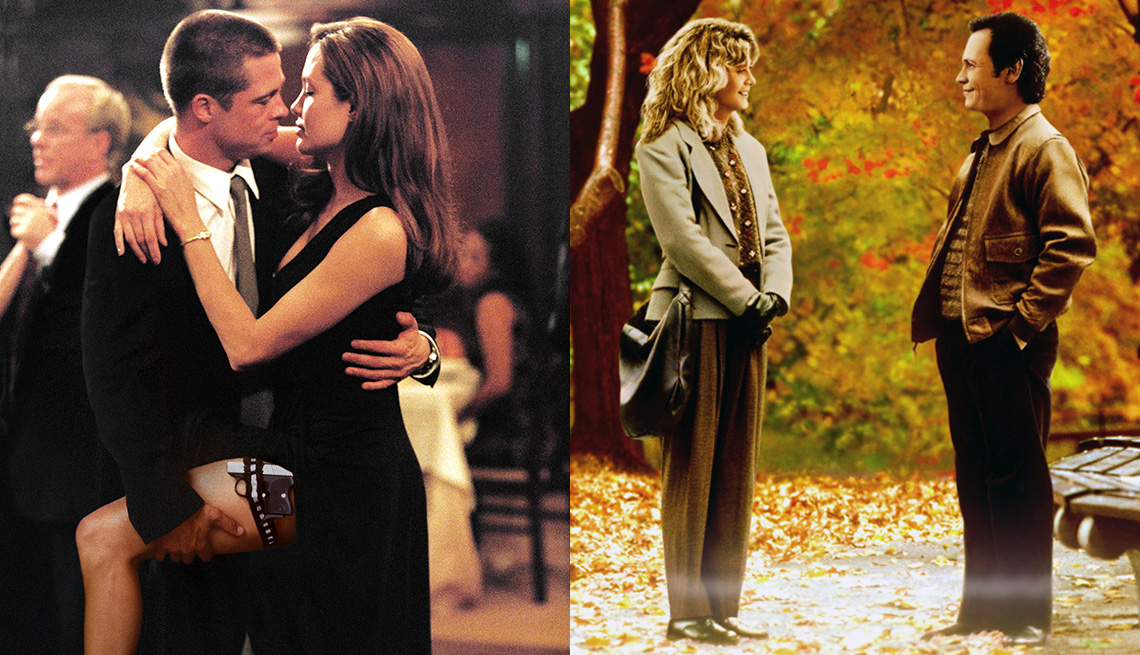 Iconic movie couples like Mr. & Mrs. Smith and When Harry Met Sally