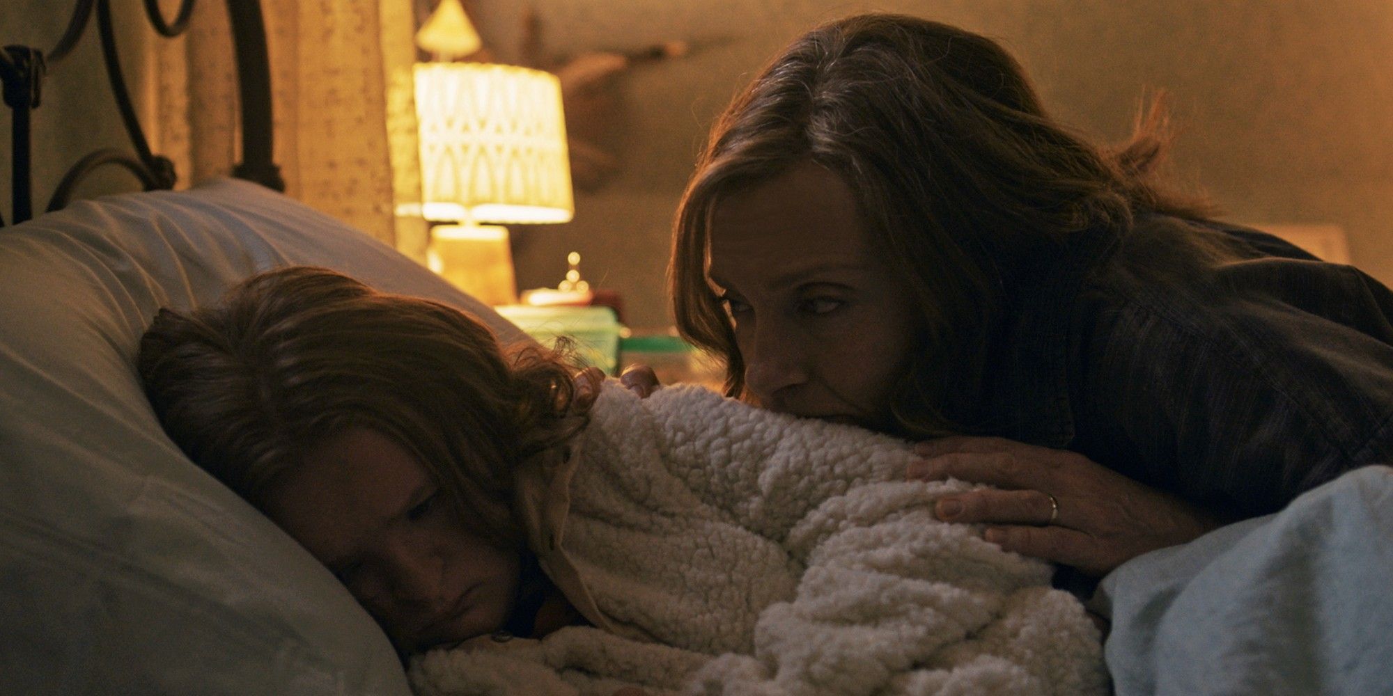 Milly Shapiro and Toni Collette in Hereditary