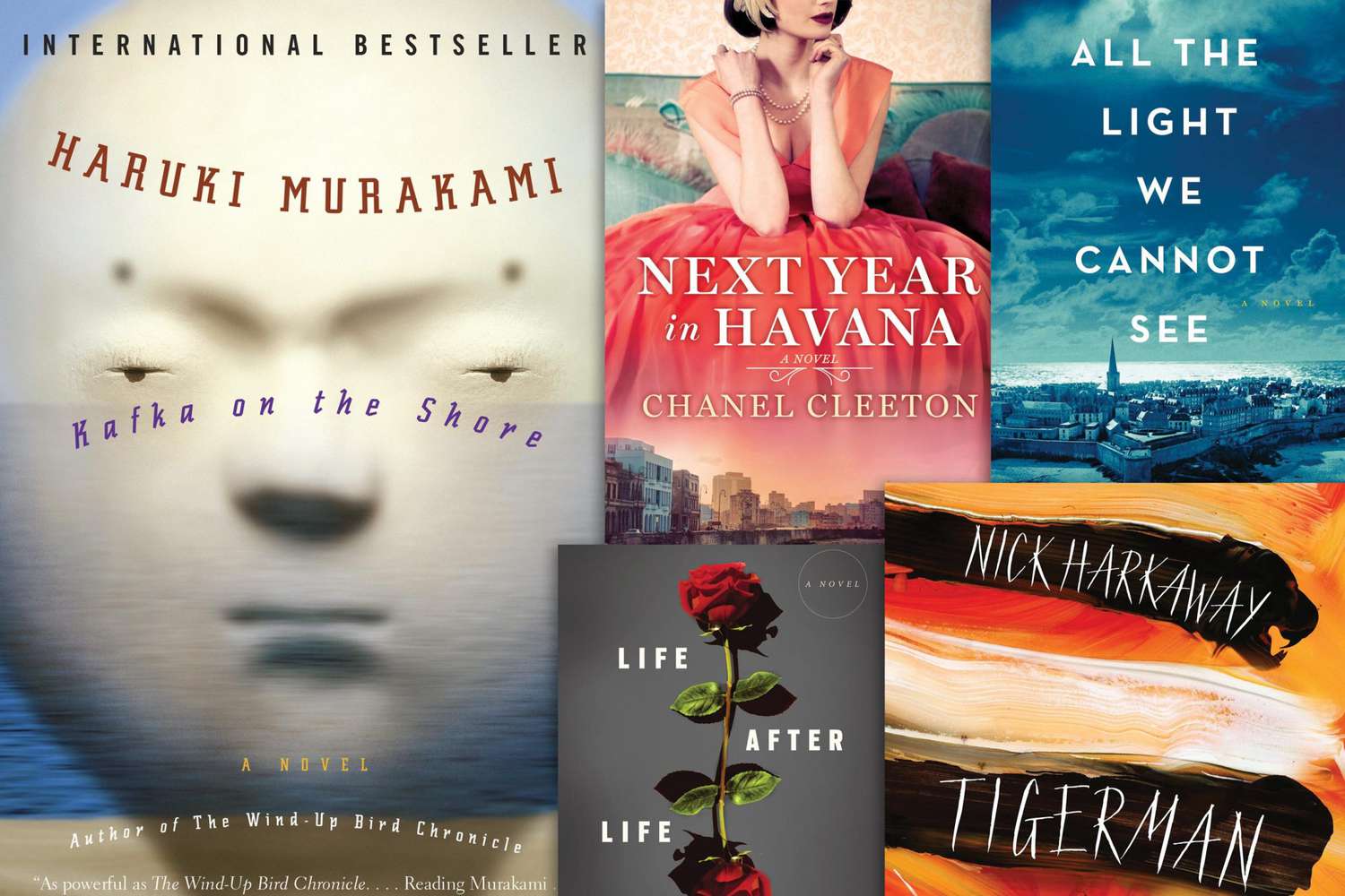 Collage of iconic book-to-film adaptations