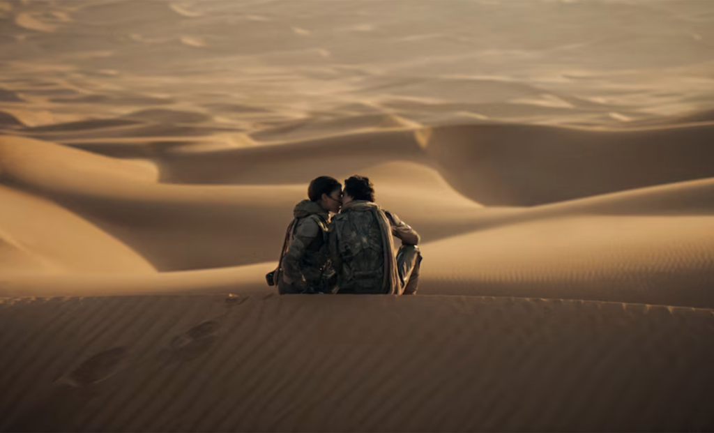 Arrakis desert scene in Dune