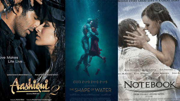 Romantic movies collage