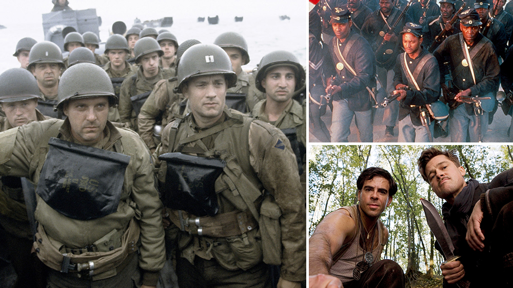 Scenes from Saving Private Ryan and other masterpieces