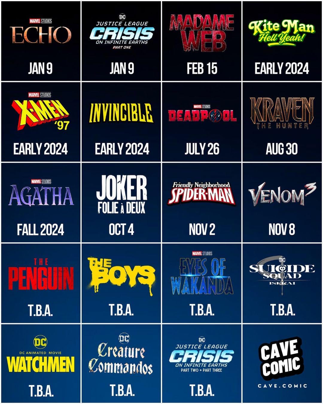 Marvel Upcoming Projects