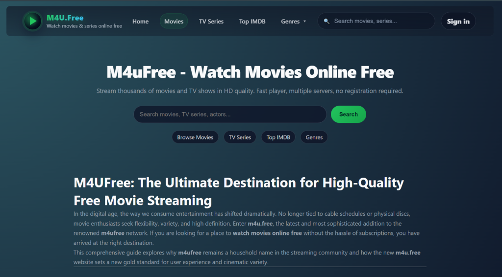 M4ufree movies