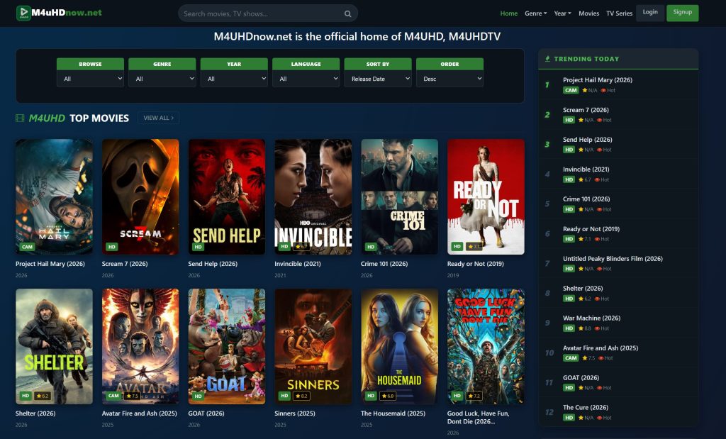 m4uhdnow.net - best place to watch movies online free